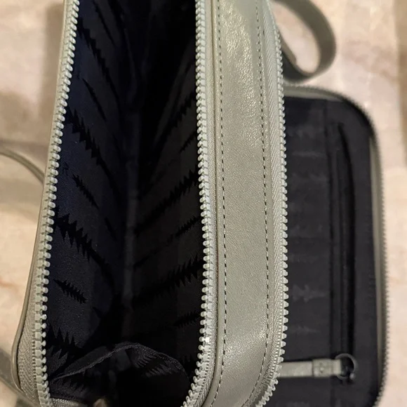 Thacker Elegant Gray green Crossbody Bag NWOT - Picture 10 of 11